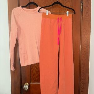 FIGS Terracotta underscrub with pants